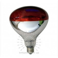 Лампа инфракрасная Lemanso 250W E27 230V на половину красная
